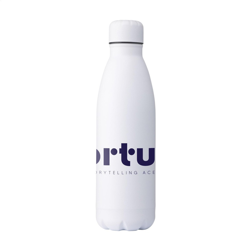 Topflask Premium RCS Recycled Steel 500 ml drikkeflaske - hvid