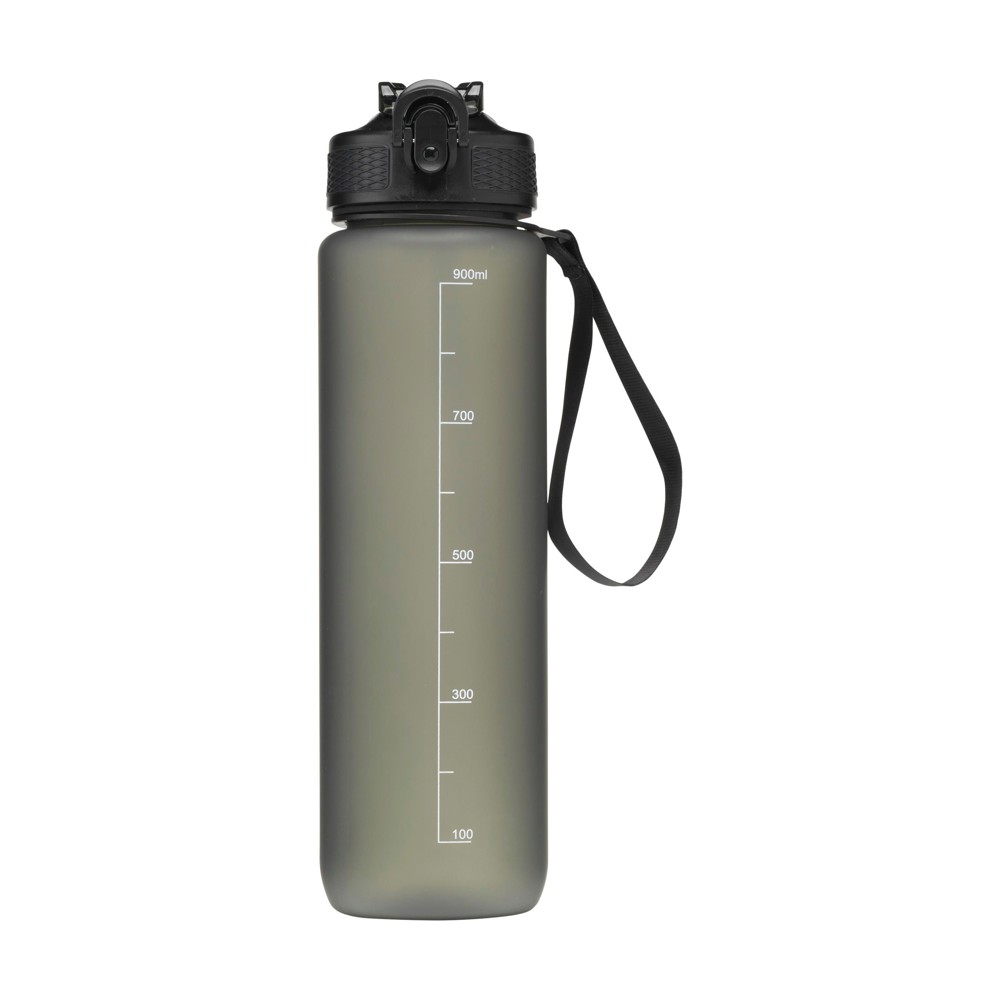AquaSport RCS Recycled Water Bottle 1 L - sort