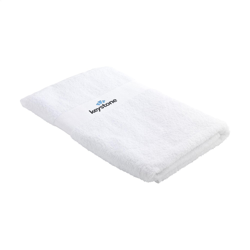 Wooosh Bath Towel GRS Recycle Cotton Mix 140 x 70 cm - hvid