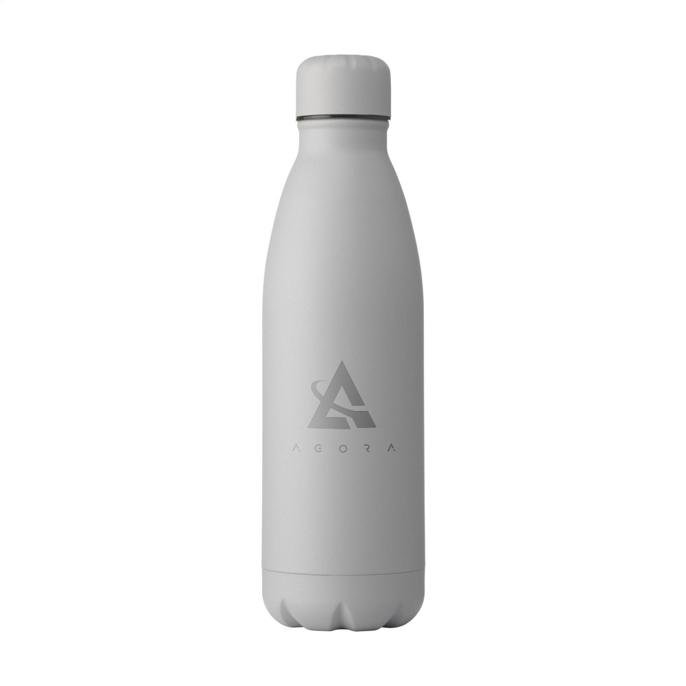 Topflask Premium RCS Recycled Steel 500 ml drikkeflaske - lysegrå (± PMS 429C)